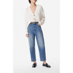 Cropped Og Jeans - Blue Grey