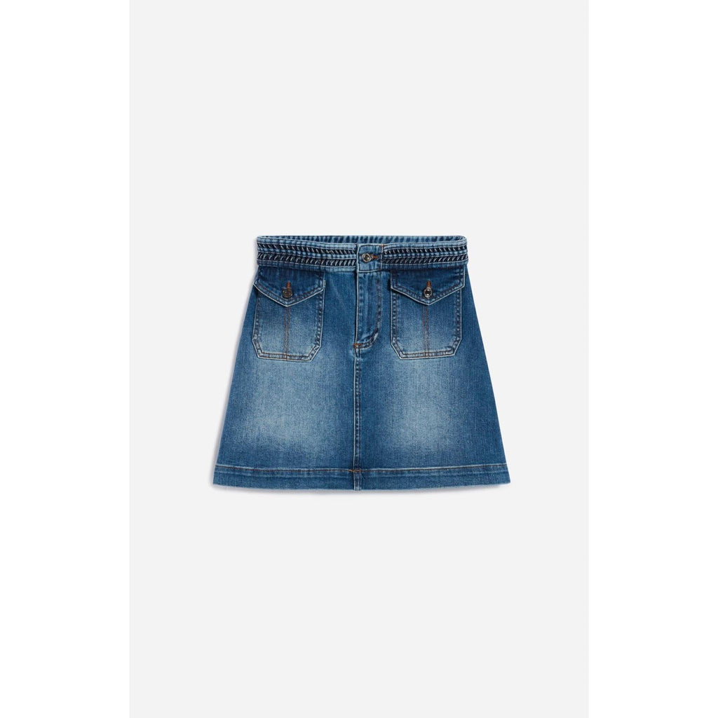 Naoto Skirt - Light Indigo