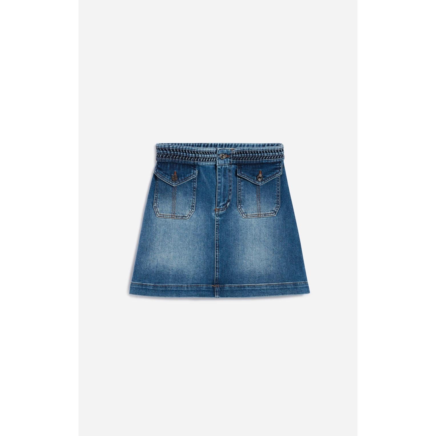 Naoto Skirt - Light Indigo