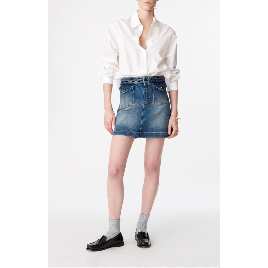 Naoto Skirt - Light Indigo