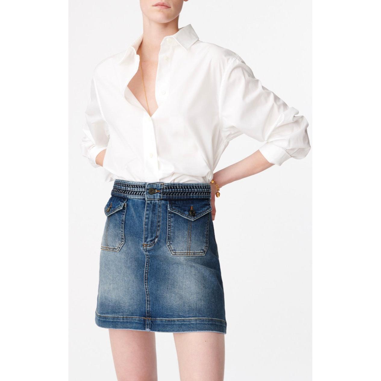 Naoto Skirt - Light Indigo