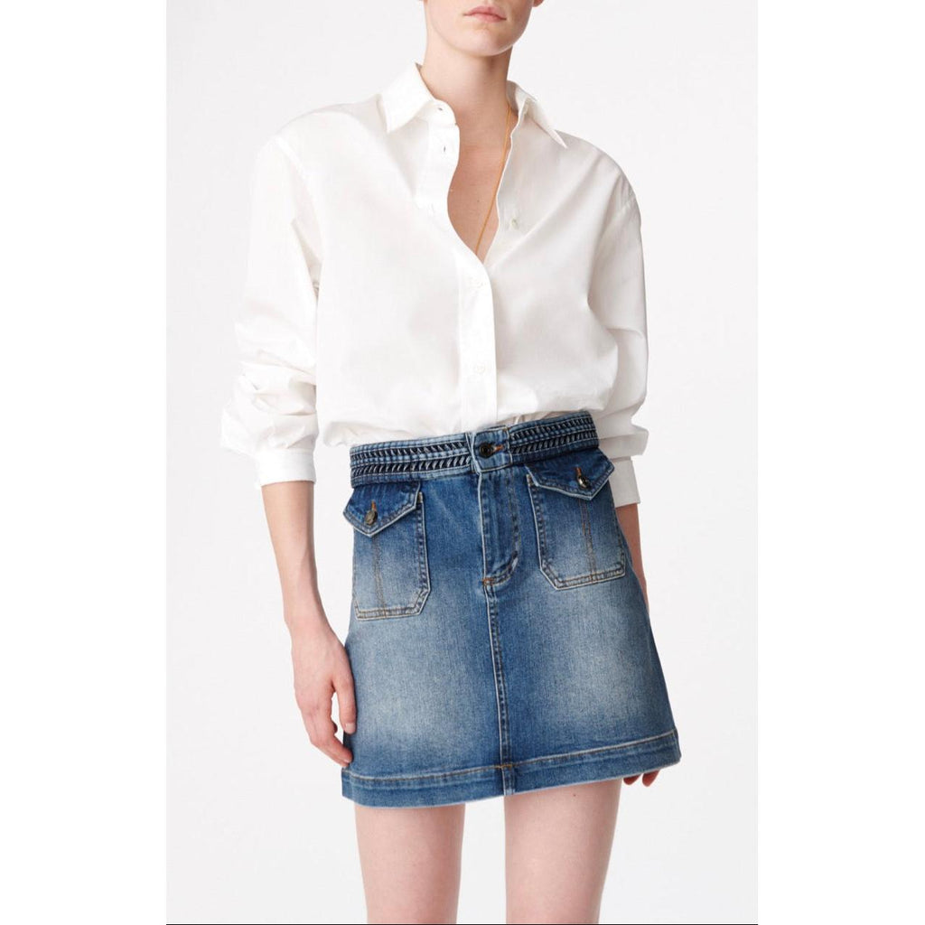 Naoto Skirt - Light Indigo