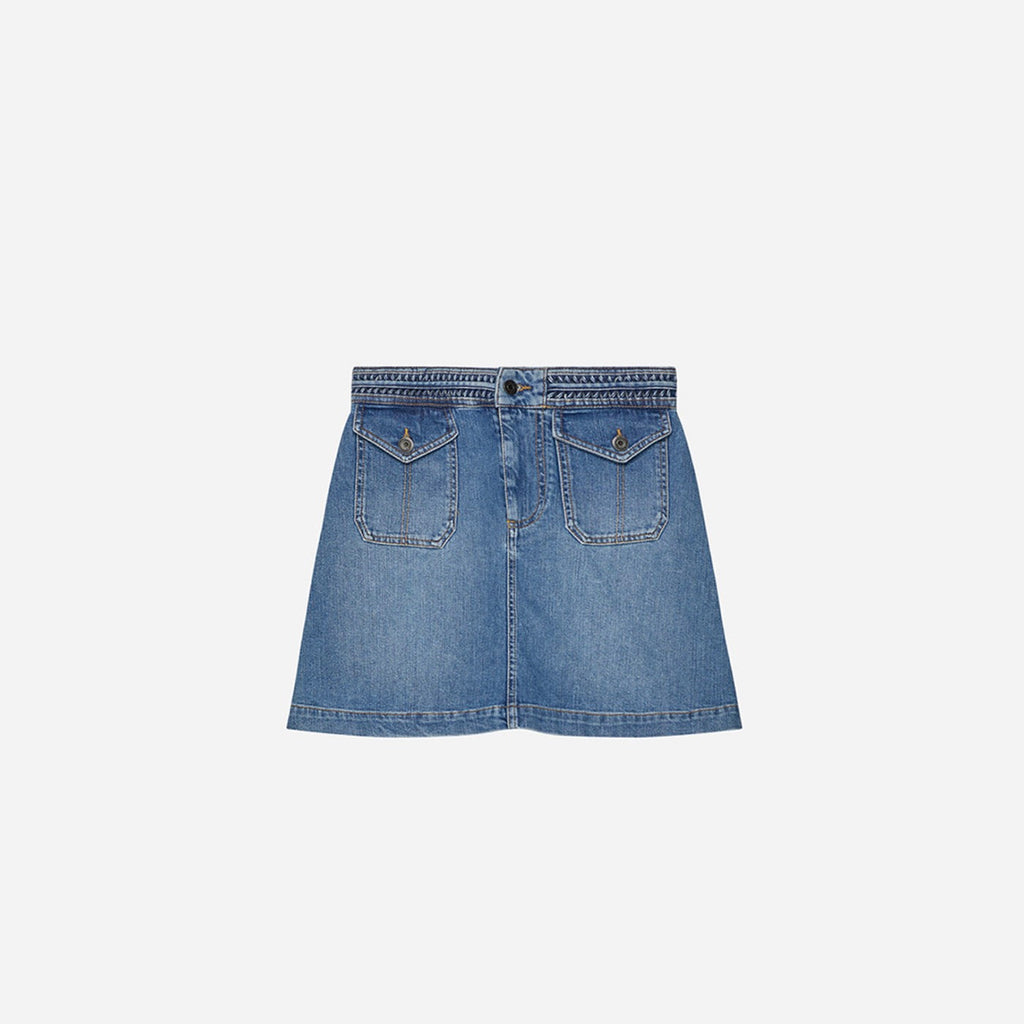 Naoto Skirt - Light Indigo