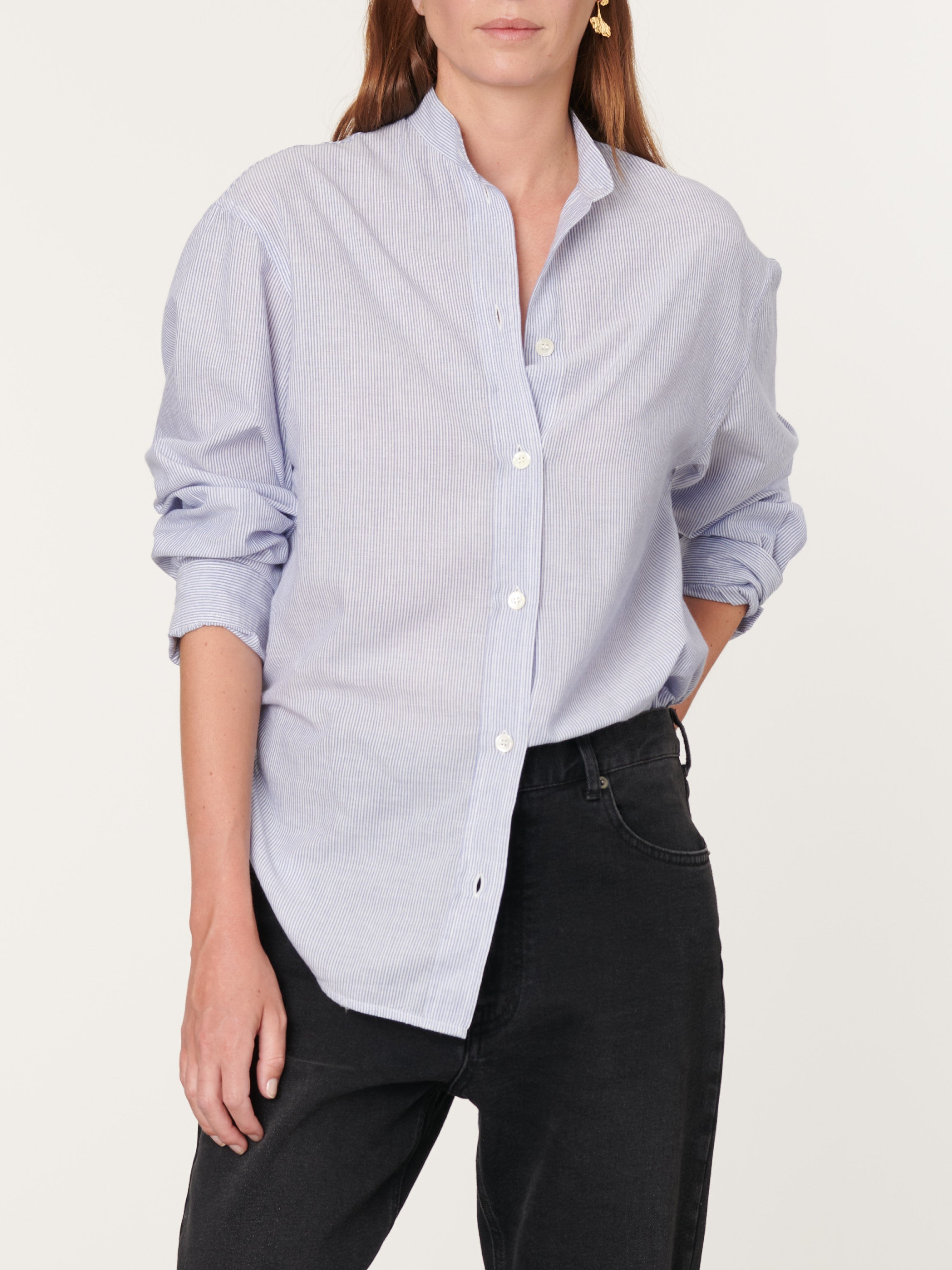Lidiane Shirt - White/Blue