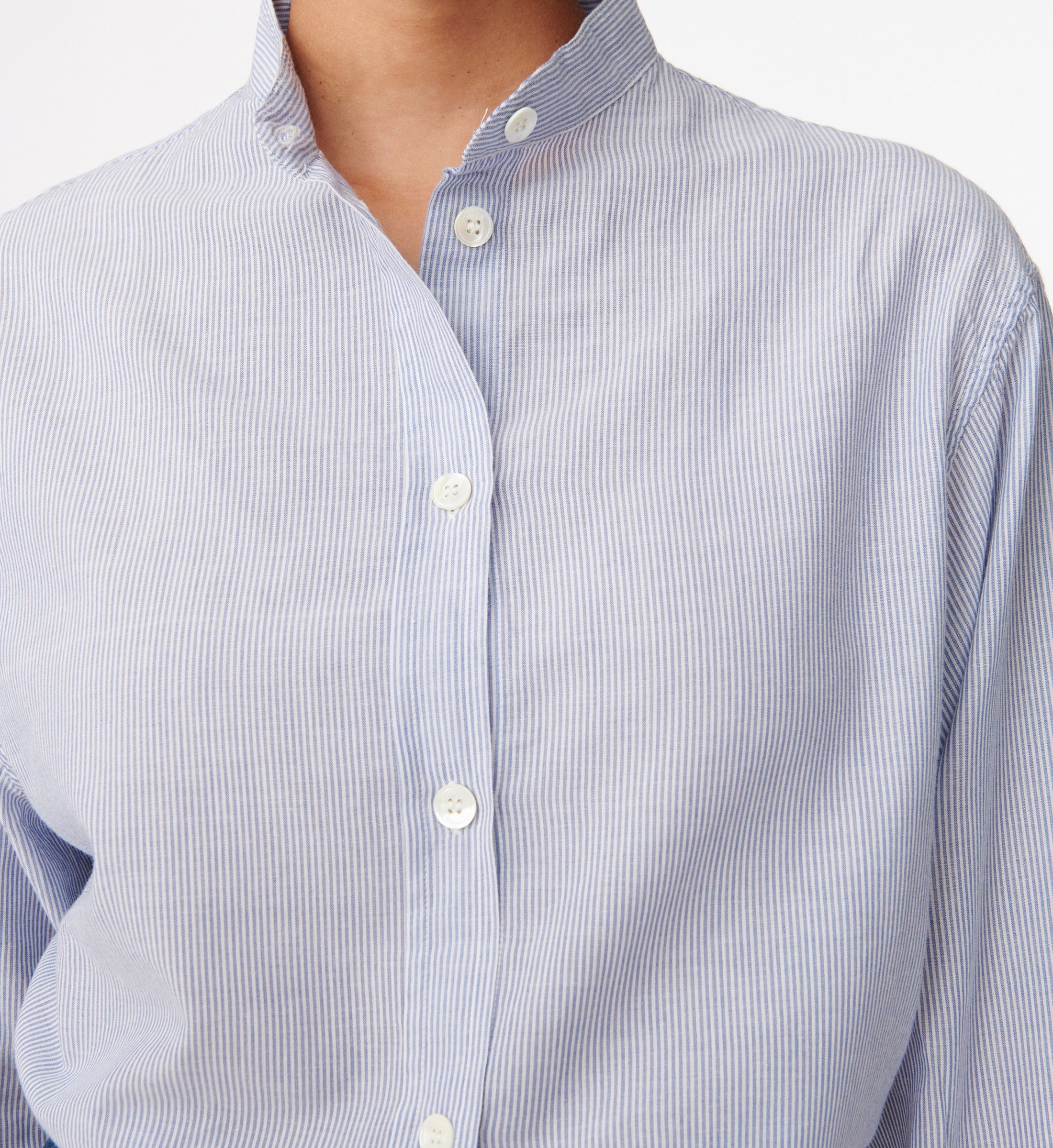 Lidiane Shirt - White/Blue