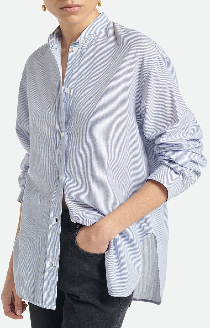Lidiane Shirt - White/Blue