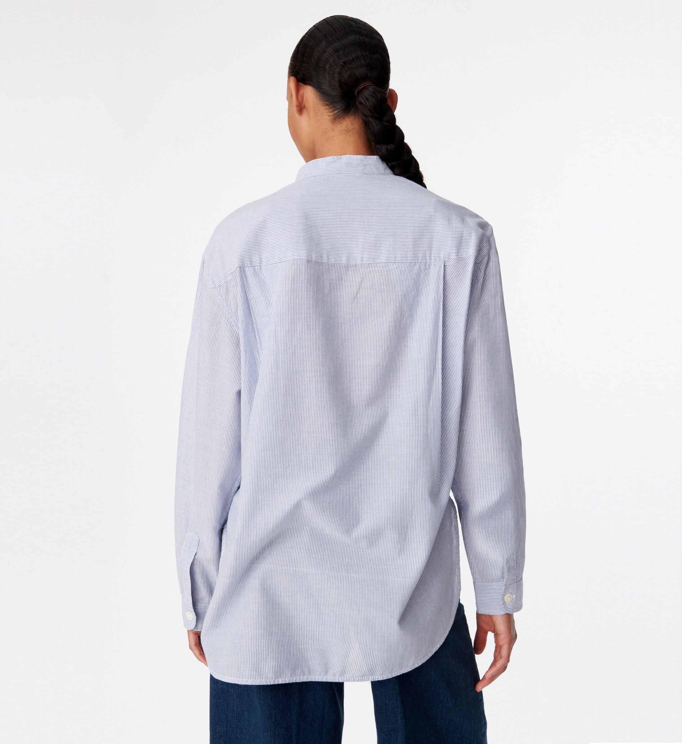 Lidiane Shirt - White/Blue