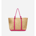 Bolso Cabas L de Rafia - Rosa