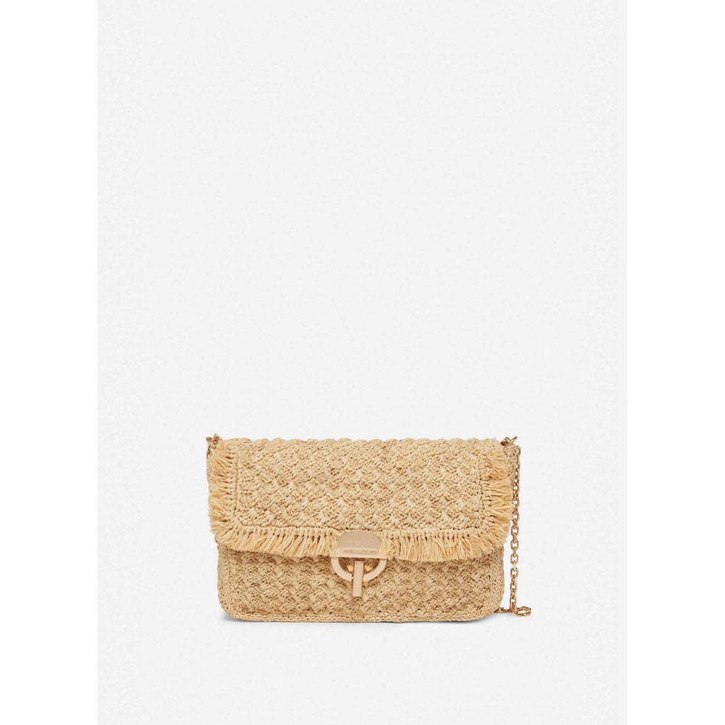 Vanessa Bruno - Sac A Rabat Moon Raphia Gm - Naturel