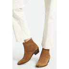 Vanessa Bruno - Santiag Suede Ankle Boots - Hazelnut