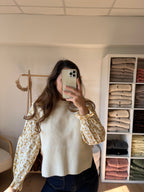 Isaure Sleeveless Sweater - Ecru