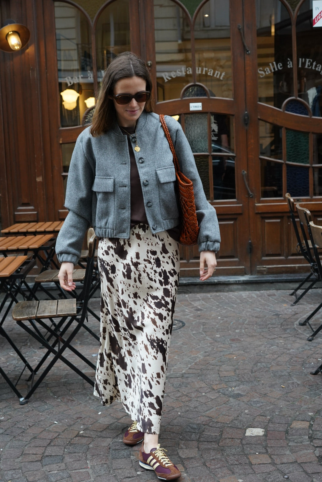Bombers Jean Gris