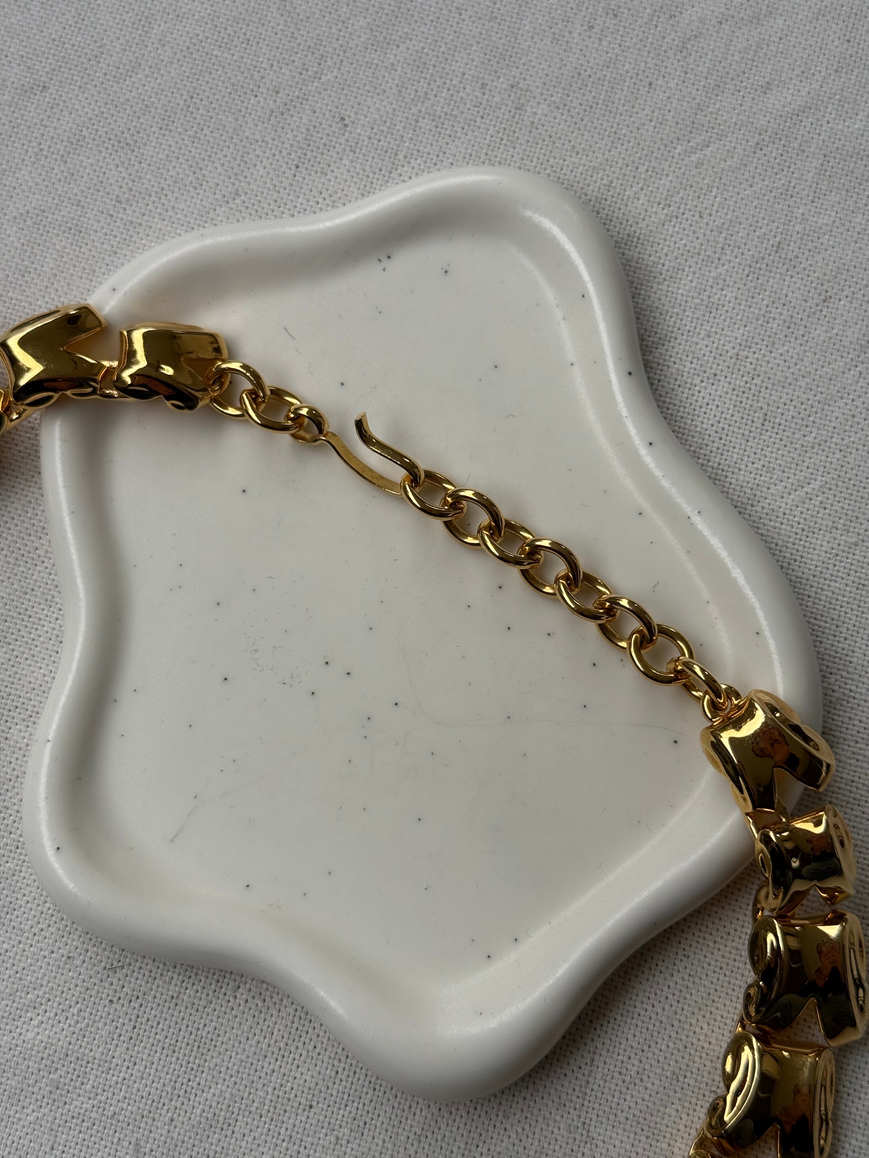 Collar Monet Vintage - Malla Rectangular