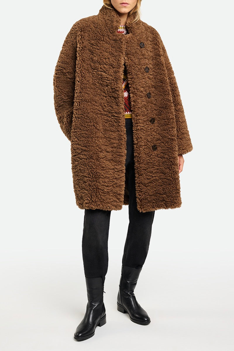 Maguelone Coat - Brown