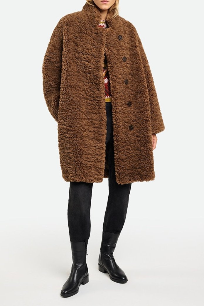Maguelone Coat - Brown