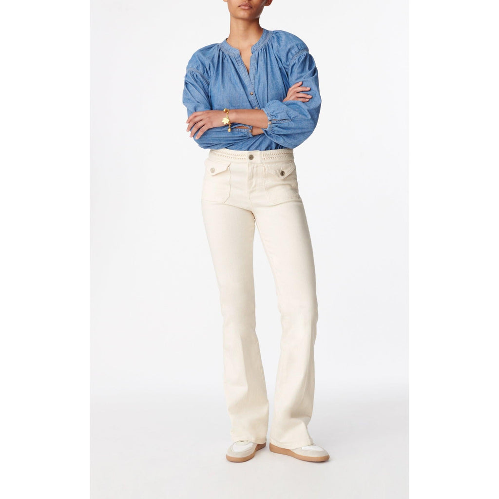 Vanessa Bruno - Jean Bootcut Nano - Naturel