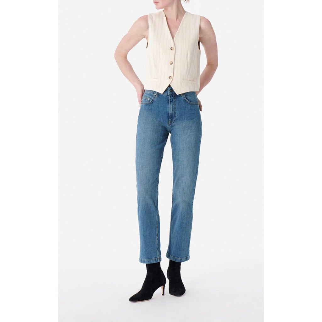 Jean Crop Timael - Indigo Clair
