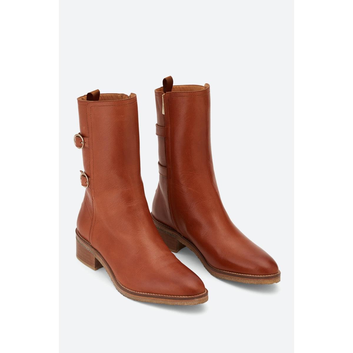 Botines Planos - Caramelo