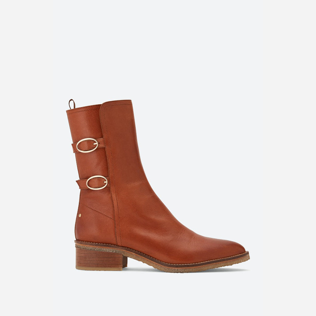 Botines Planos - Caramelo