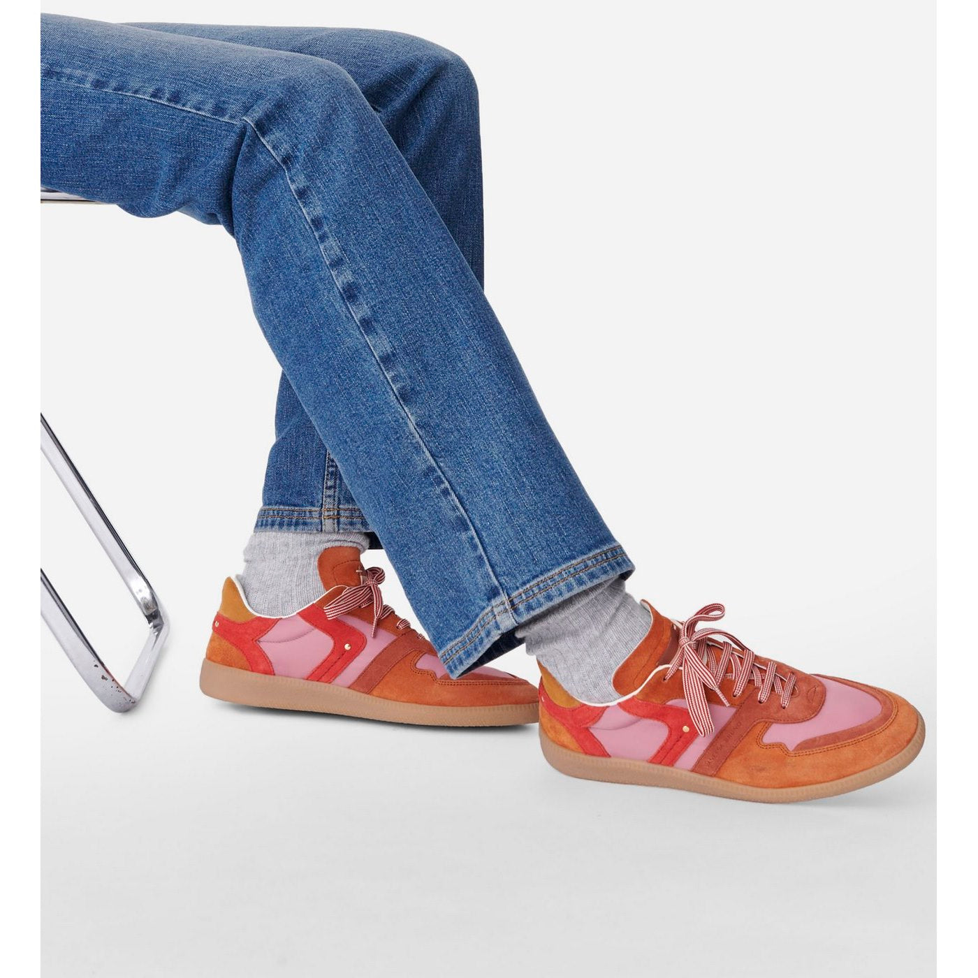 Zapatillas Farrah Bajas En Cuero - Grenadine