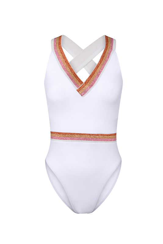 Samba White 1 Piece Swimsuit