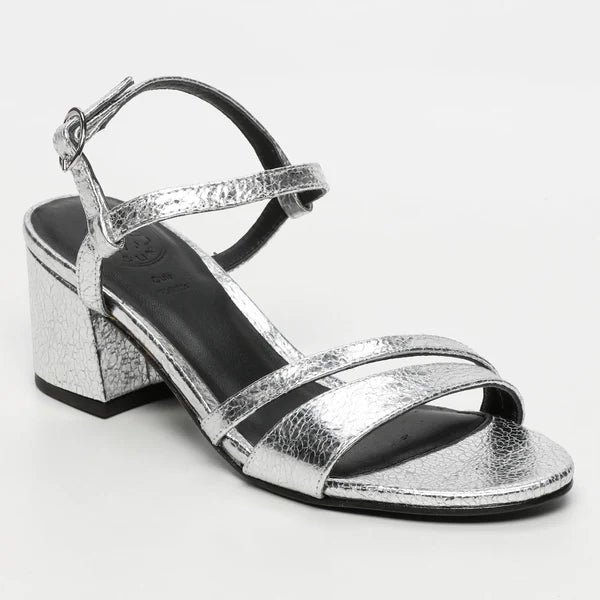 Sandales Darshika - Silver Crackle