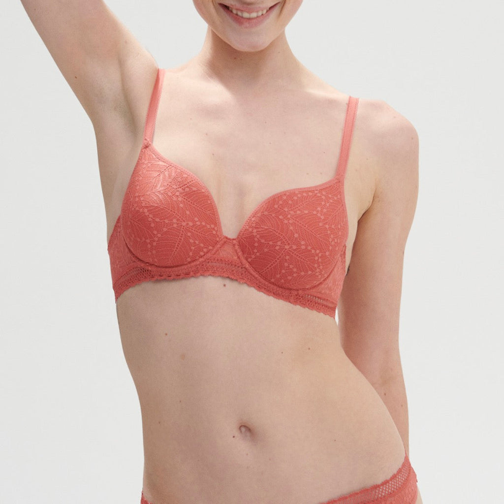Comete 3D Spacer Contoured Underwired Bra - Texas Pink