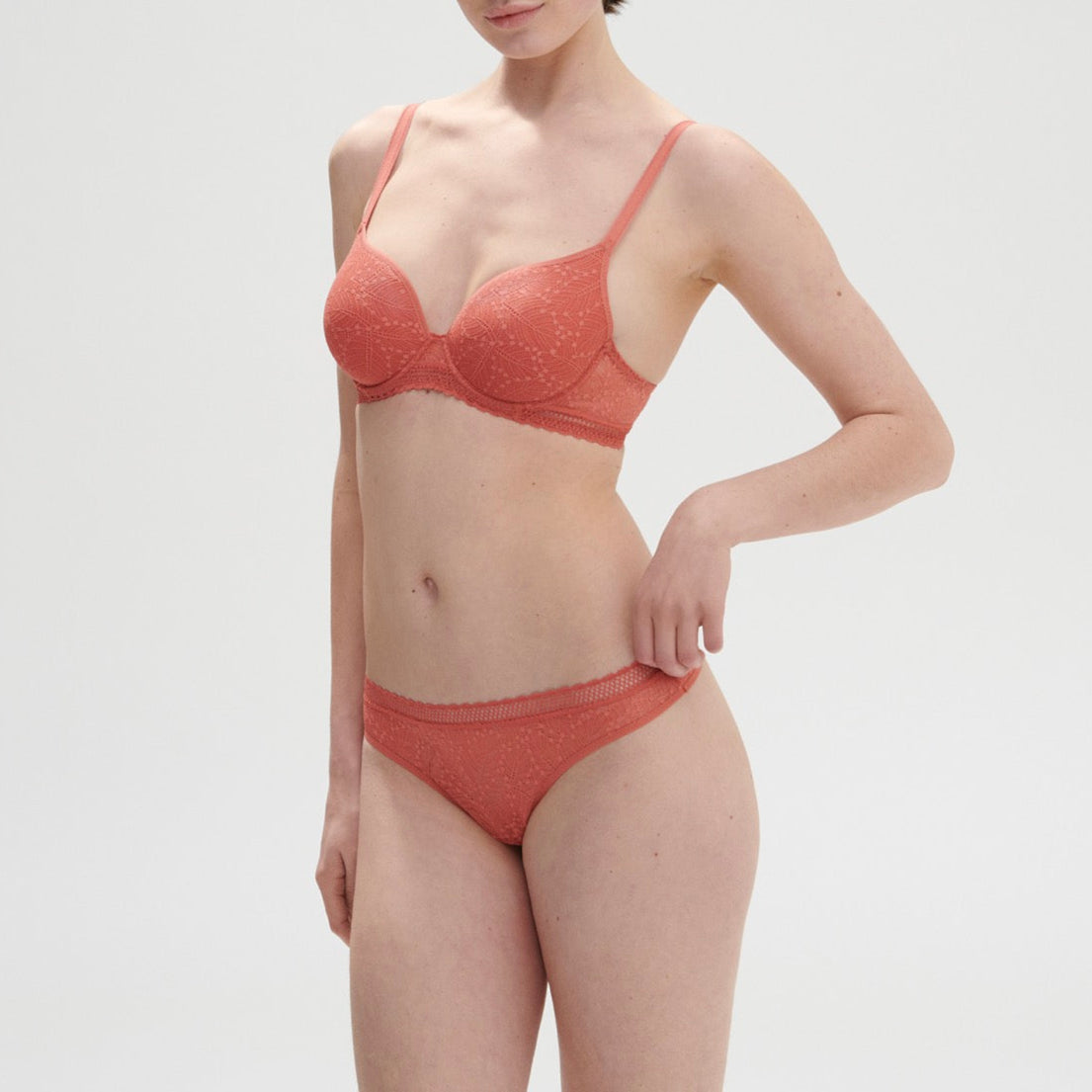 Comete 3D Spacer Contoured Underwired Bra - Texas Pink