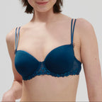 Soutien-Gorge Padding Moulé Spacer 3D Delice - Bleu Prestige