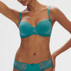 Soutien-Gorge Padding Moulé Spacer 3D Delice - Bleu Atoll