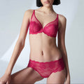 Soutien-Gorge Armature Décolleté Plongeant Reve - Cranberry