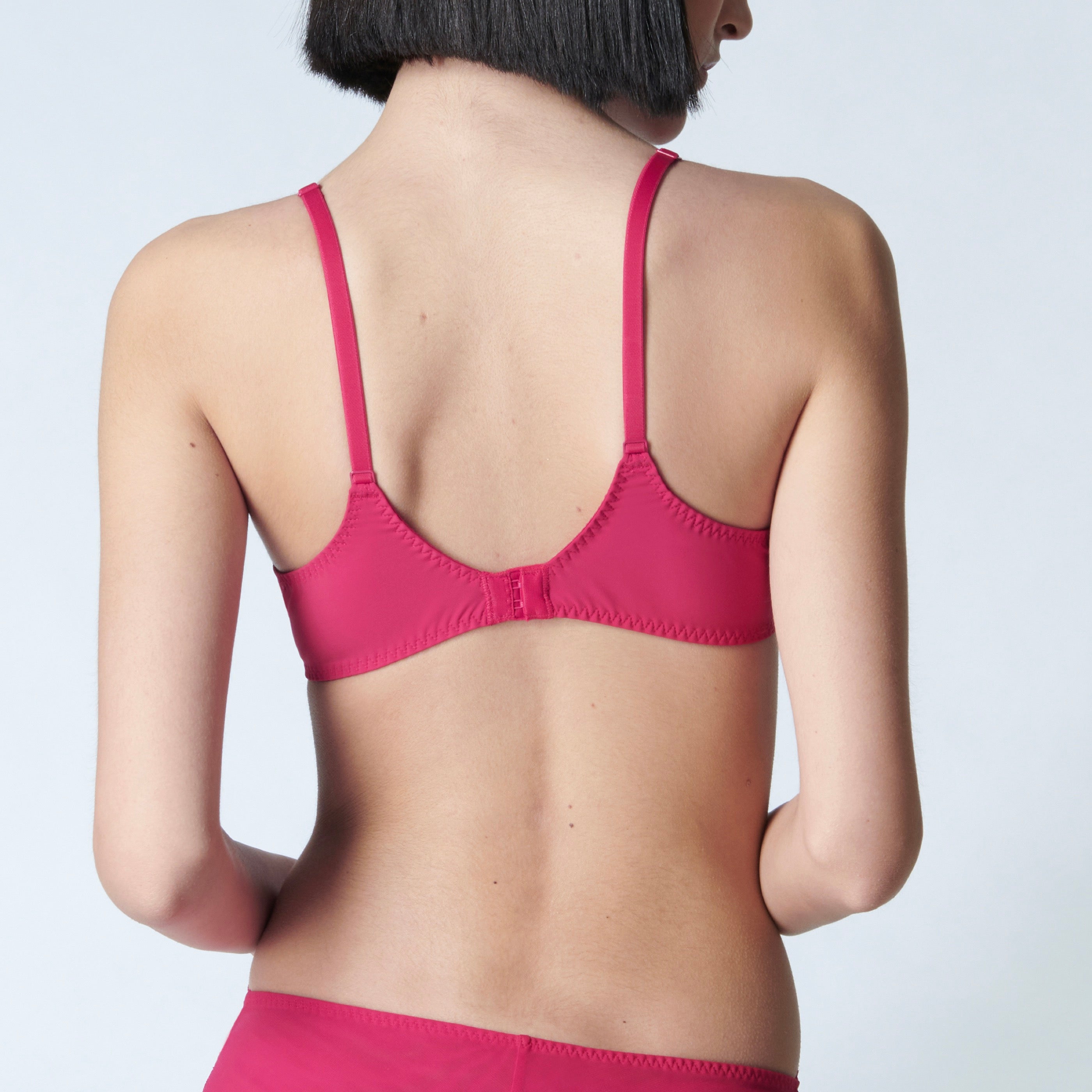 Soutien-Gorge Armature Décolleté Plongeant Reve - Cranberry