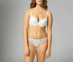 Reflet Push-Up Bra - White