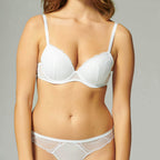 Reflet Push-Up Bra - White