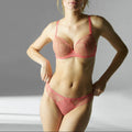 Soutien-Gorge Push-Up Reflet - Orange