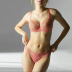 Soutien-Gorge Push-Up Reflet - Orange