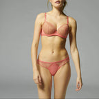 Soutien-Gorge Push-Up Reflet - Orange