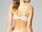 Full-Cup Bra Reflet - White