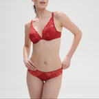Sujetador Push-Up Saga - Rojo