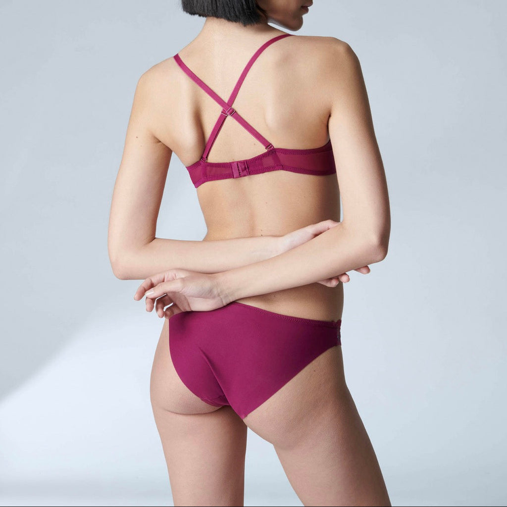 Singuliere Underwired Plunge Bra - Syrah