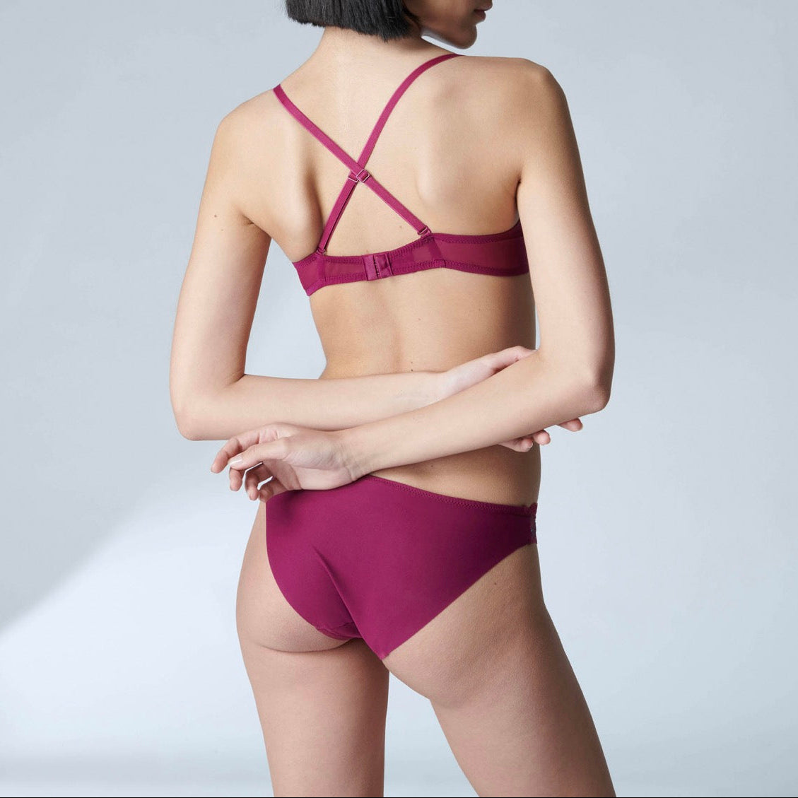 Singuliere Underwired Plunge Bra - Syrah