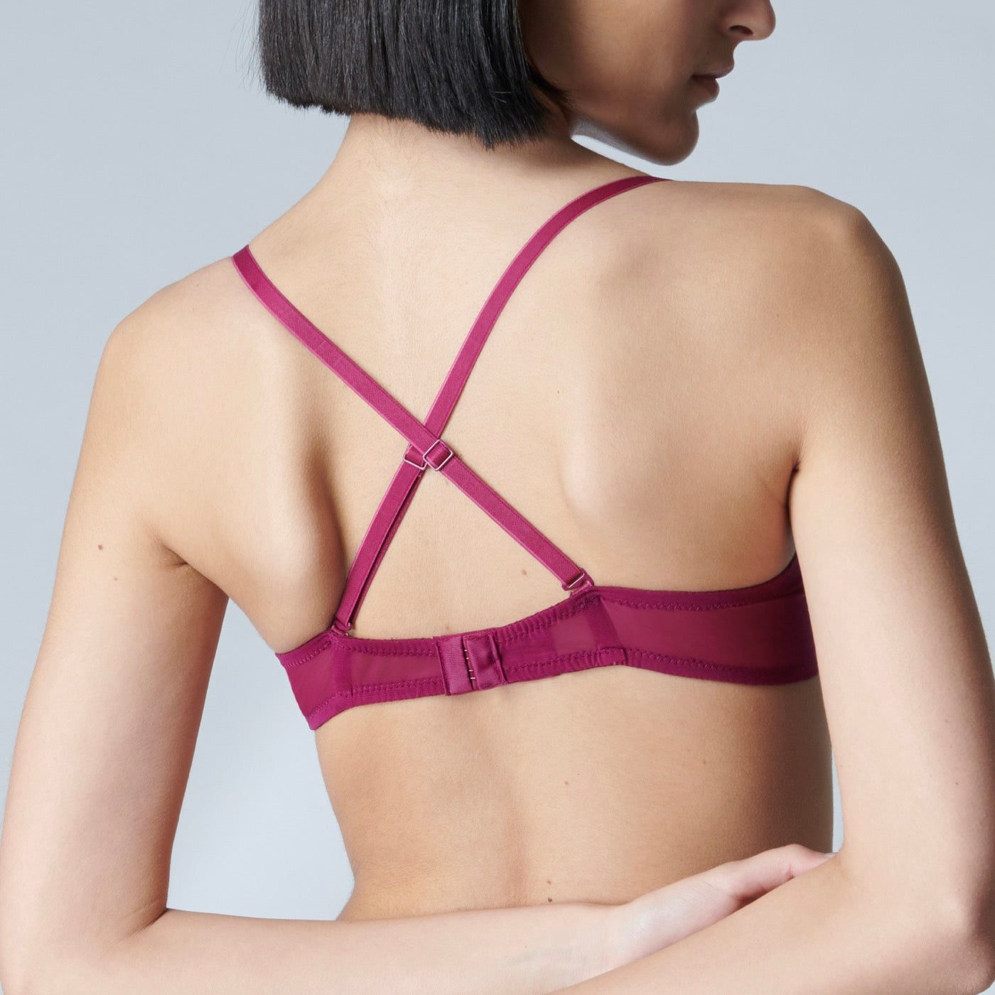 Singuliere Underwired Plunge Bra - Syrah