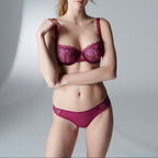 Tanga Singulière Brique - Rouge