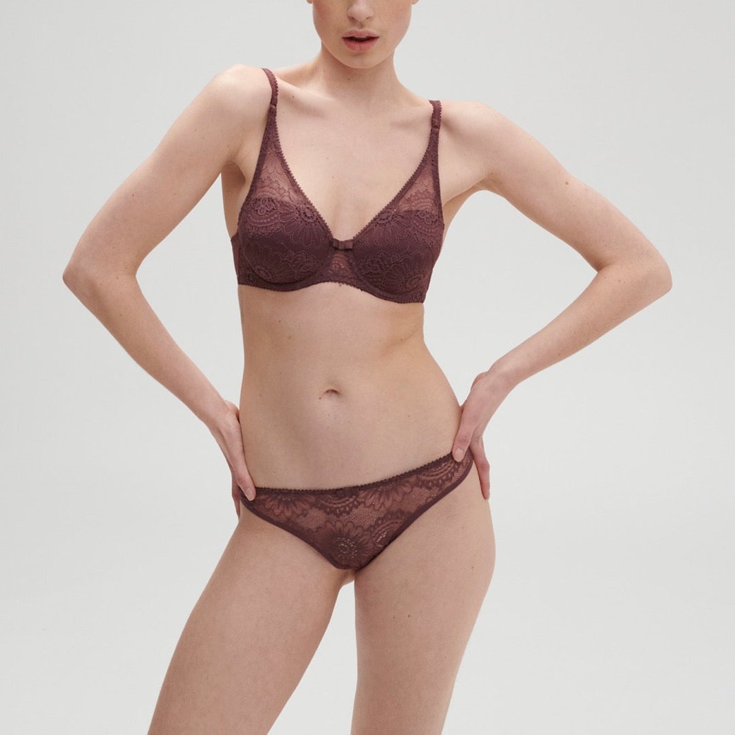 Embleme Push-Up Bra - Brown