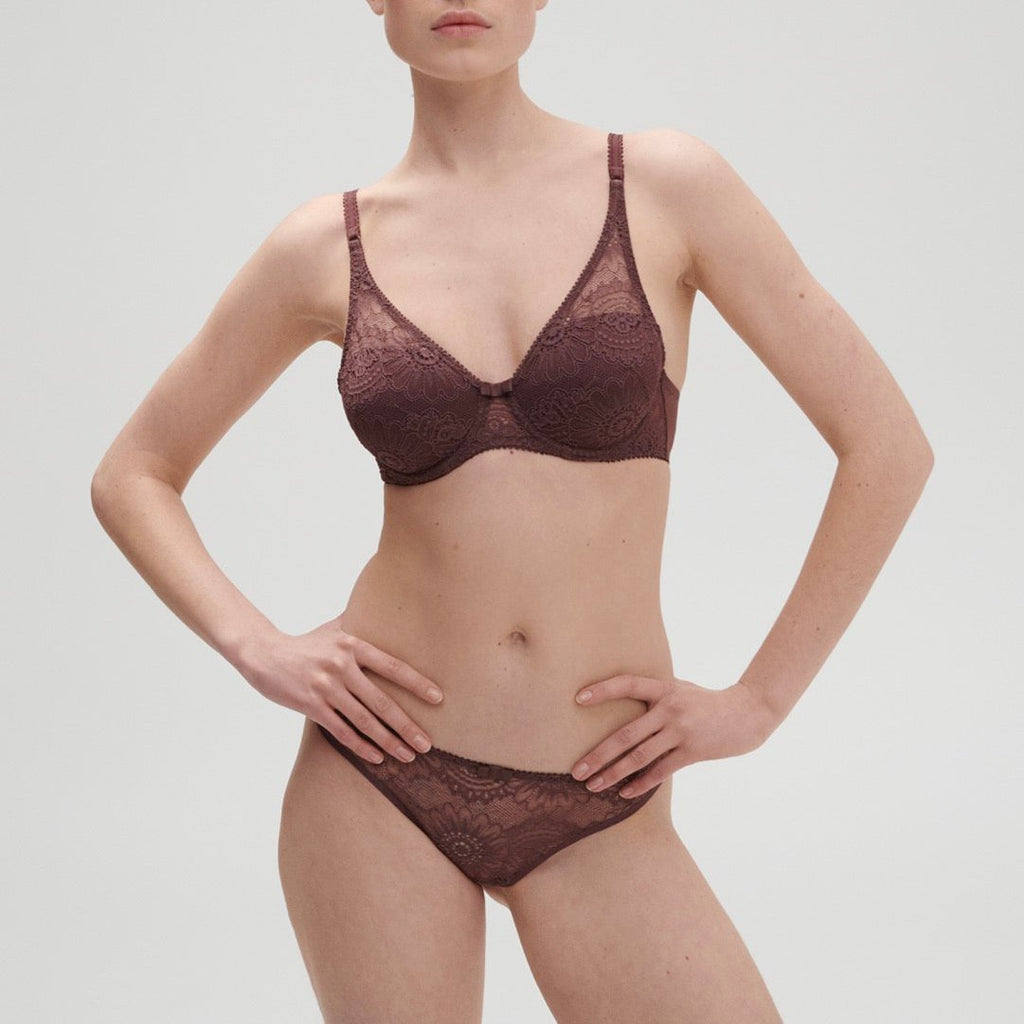 Embleme Push-Up Bra - Brown