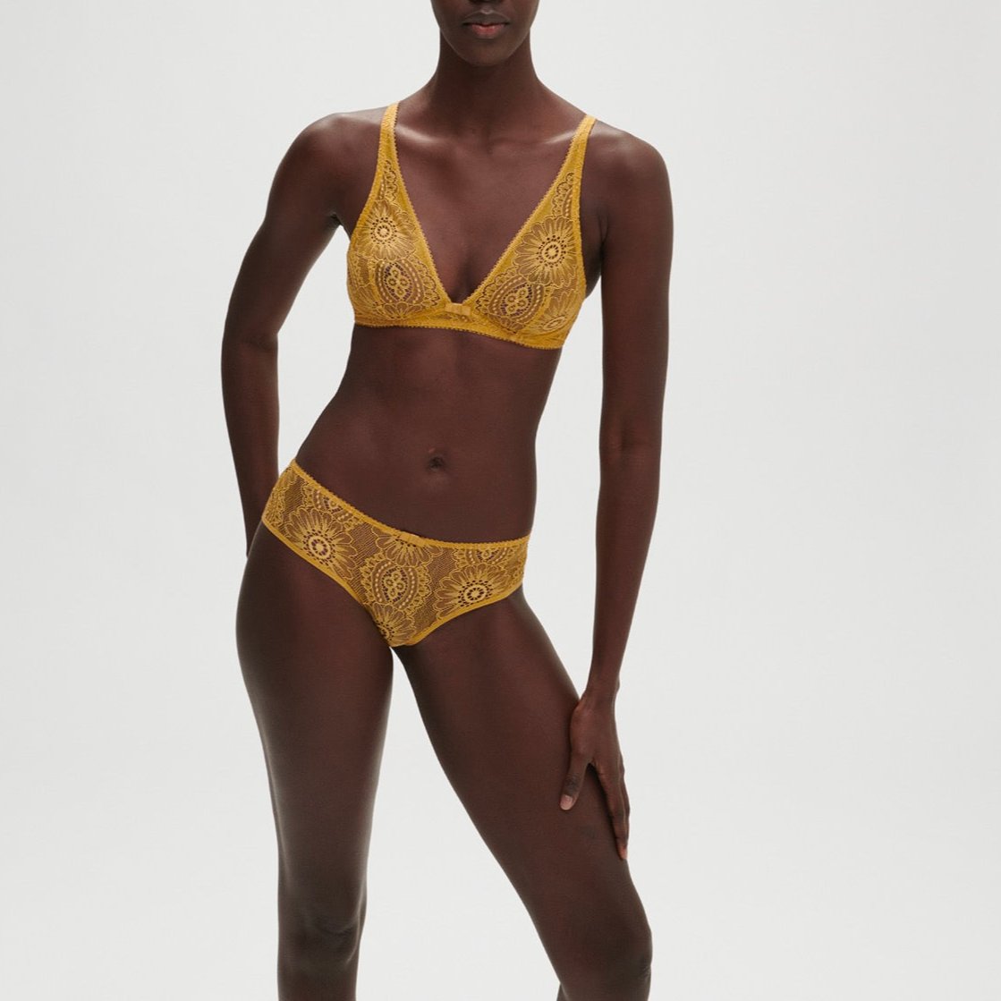 Emblème Shorty Briefs - Yellow