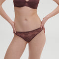 Embleme Thong - Brown