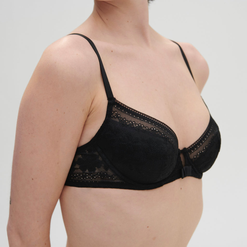 Heloise Push-Up Bra - Black