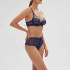 Culotte Taille Haute Canopée - Bleu