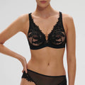 Soutien-Gorge Sgaa Décolleté Plongeant Mystic - Noir